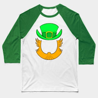 St Patrick's Day Beard Baseball T-Shirt